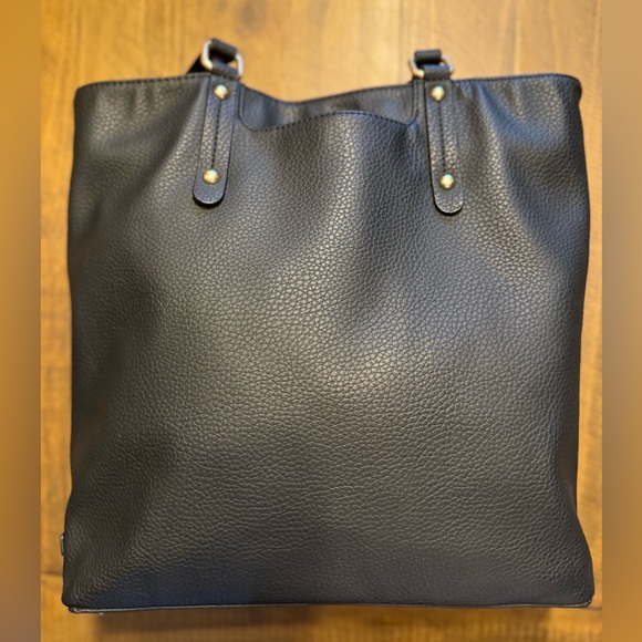 Relic by Fossil Patchwork Black Tote/Shoulder Bag - Picture 2 of 15